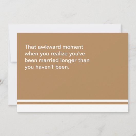 厄介な瞬間の記念日カード カード (正面)