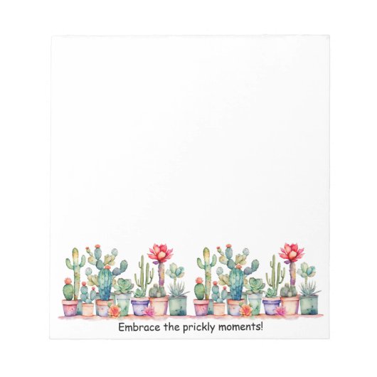 厄介な瞬間を受け入れる ノートパッド (正面)