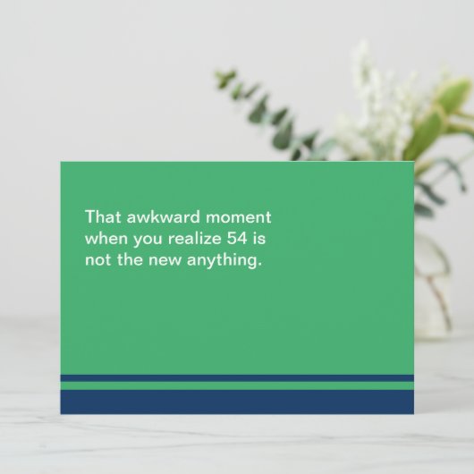 厄介な瞬間誕生日カード – 任意の年50s カード (スタンド正面)