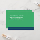 厄介な瞬間誕生日カード – 任意の年50s カード (正面/裏面インサイチュ)