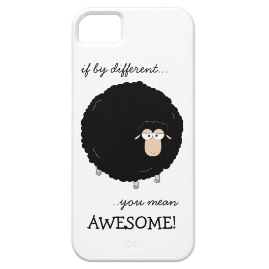 厄介もののイラストレーションの例 Case-Mate iPhoneケース (裏面)