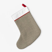 厄介もののシルエットのおもしろいの休日のクリスマス家族 スモールクリスマスストッキング (裏面 (吊り時))