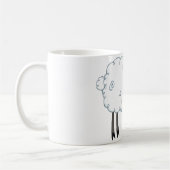 厄介もののマンガのキャラクタ コーヒーマグカップ (左)