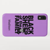 厄介もの名前をカスタムする及び色の電話箱 Case-Mate iPhoneケース (裏面(横))