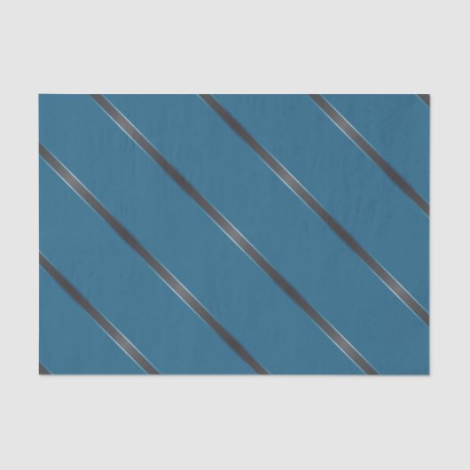 厚いカーボン金属の対角線ストライプ材 薄葉紙 (正面)