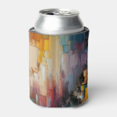 厚いテクスチャ絵を描パターン 缶クーラー (缶正面)