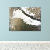 厚い低い雲の塊 キャンバスプリント (インサイチュ (ウッドフロア))