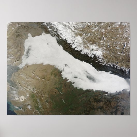 厚い低い雲の塊 ポスター (正面)