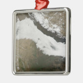 厚い低い雲の塊 メタルオーナメント (左)