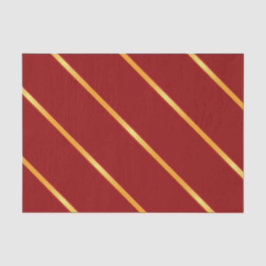 厚い明るい金ゴールド金属対角ストライプ線 薄葉紙