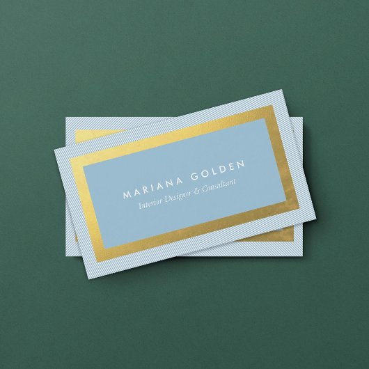 厚い縁ど金ゴールドがカスタムColor Business Card 名刺