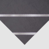 厚い銀の金属対角ストライプ材 薄葉紙 (詳細)