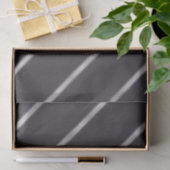 厚い銀の金属対角ストライプ材 薄葉紙 (ギフト)