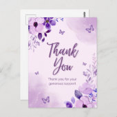 厚く御礼申し上げます ポストカード (正面/裏面)