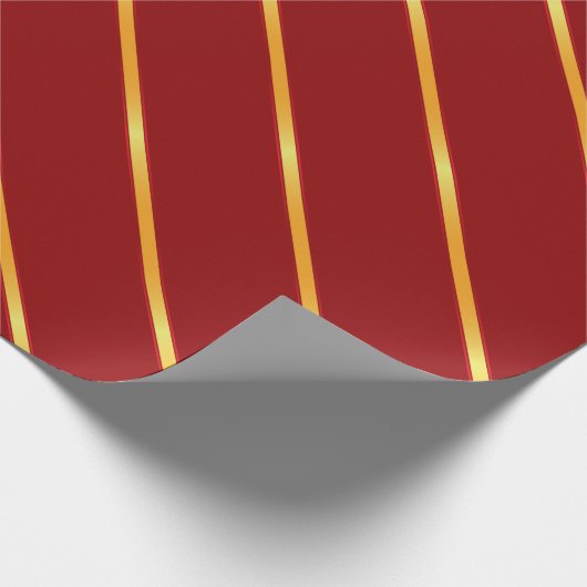 厚く明るい金ゴールドの金属対角線は縞で飾ります ラッピングペーパー (角)