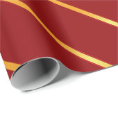 厚く明るい金ゴールドの金属対角線は縞で飾ります ラッピングペーパー (ロールコーナー)