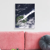 厚く蒸気を多く含むプルームの衛星観測 キャンバスプリント (インサイチュ (リビング))