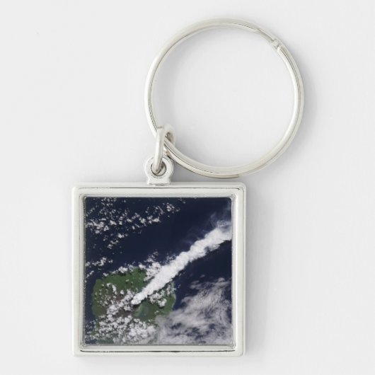 厚く蒸気を多く含むプルームの衛星観測 キーホルダー (正面)