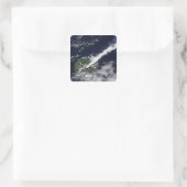 厚く蒸気を多く含むプルームの衛星観測 スクエアシール (バッグ)