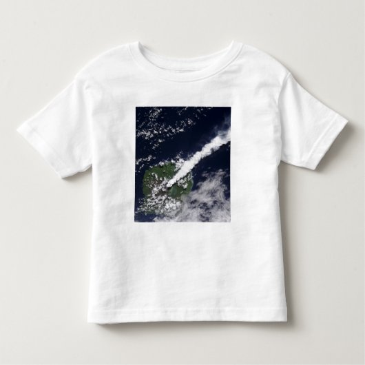 厚く蒸気を多く含むプルームの衛星観測 トドラーTシャツ (正面)