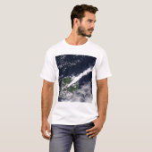 厚く蒸気を多く含むプルームの衛星観測 Tシャツ (正面フル)