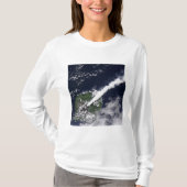 厚く蒸気を多く含むプルームの衛星観測 Tシャツ (正面)