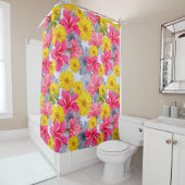 厚カラフルい装飾的な目を引く シャワーカーテン