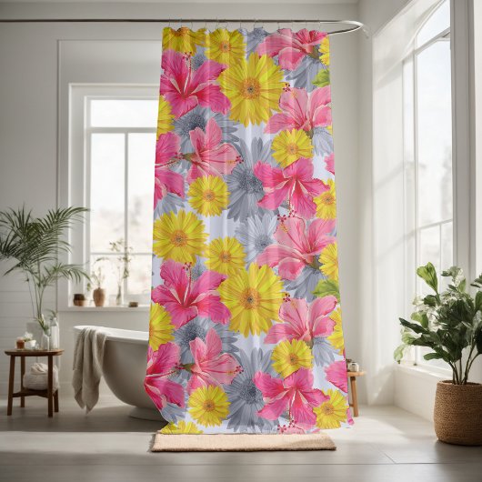 厚カラフルい装飾的な目を引く シャワーカーテン