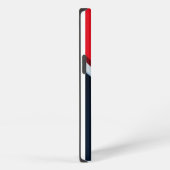 厚ユニークい豊パーソナライズされたクラシックスタイリッシュ赤 iPhoneケース (右側面)