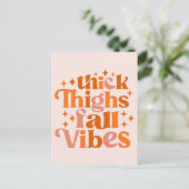 厚太もも秋ビベス ポストカード (スタンド正面)