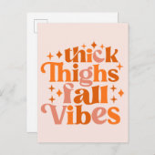 厚太もも秋ビベス ポストカード (正面/裏面)