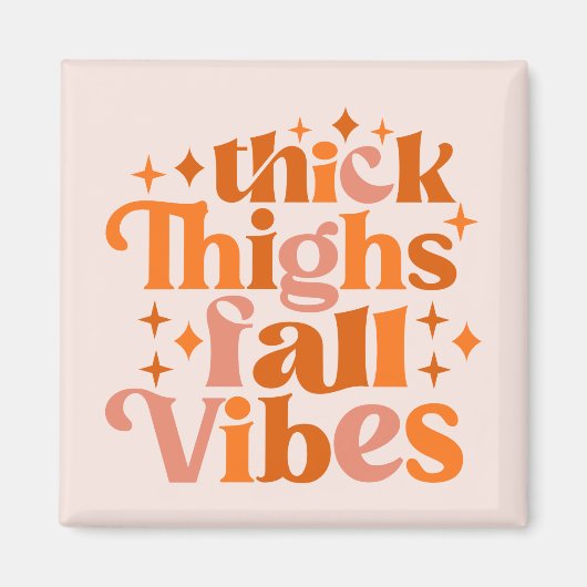 厚太もも秋ビベス マグネット (正面)