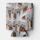 厚手のホルダーという，重ねられた柄のジャケット 缶クーラー (正面)