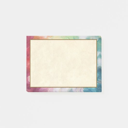 厚手テクスチャ抽象芸術絵を描 ポストイット (正面)