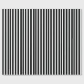 厚白黒スティープ包装紙 ラッピングペーパー (フラット)