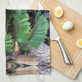 厚紙の手のひら模様 キッチンタオル (四つ折り)