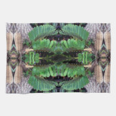 厚紙の手のひら模様 キッチンタオル (横)