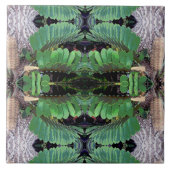 厚紙の手のひら模様 タイル (正面)