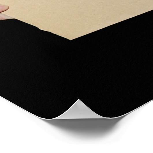 厚紙の抗議サインテンプレート ポスター (角)