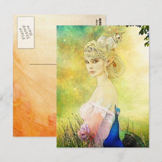 厚紙はがき ポストカード (正面/裏面)