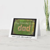 厚紙パパ カード (裏面)