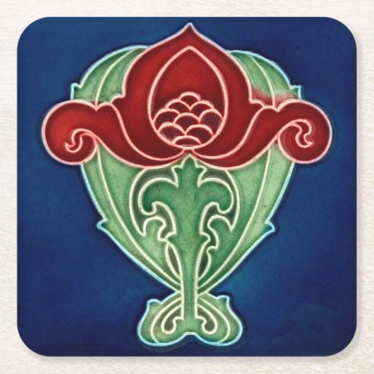 厚紙紙 スクエアペーパーコースター (正面)