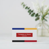 原モダン色 名刺 (スタンド正面)