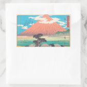 原五十三駅北海道 長方形シール (バッグ)