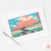 原五十三駅北海道 長方形シール (封筒)