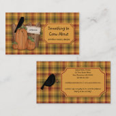 原住民のカラスの国のデザイン 名刺 (正面/裏面)