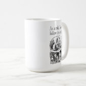 原則として私は規則後を追をやらない コーヒーマグカップ (正面右)