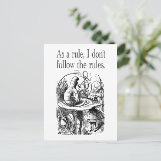 原則として私は規則後を追をやらない ポストカード (スタンド正面)