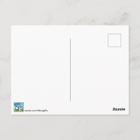 原則として私は規則後を追をやらない ポストカード (裏面)