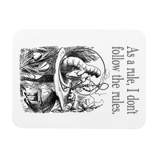 原則として私は規則後を追をやらない マグネット (横)